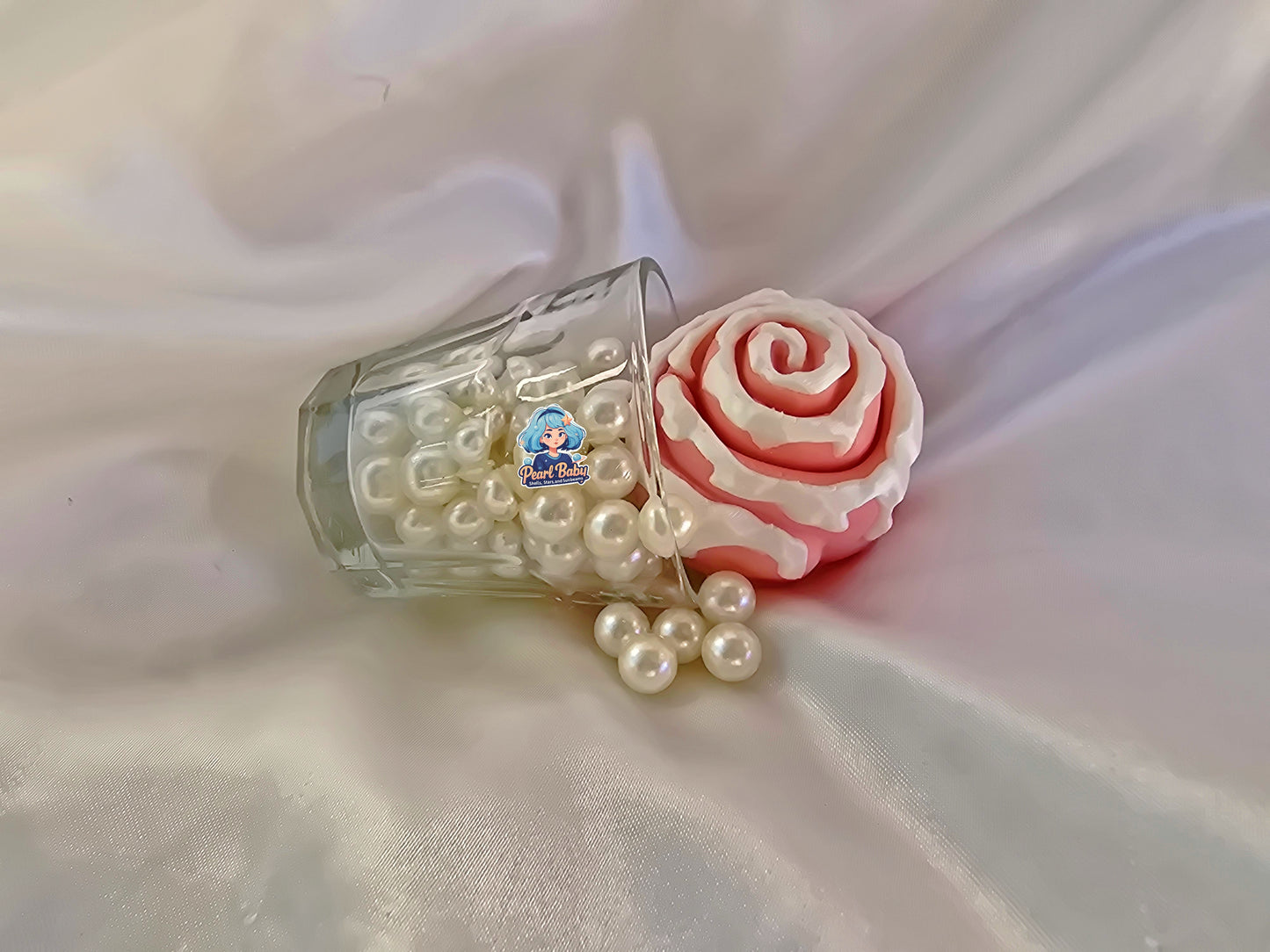 Strawberry Roll Fidget Keychain