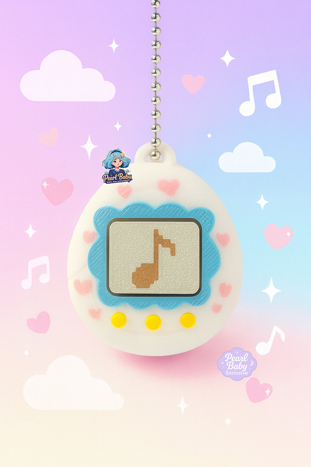 Whimsical White Melow Music V Pet