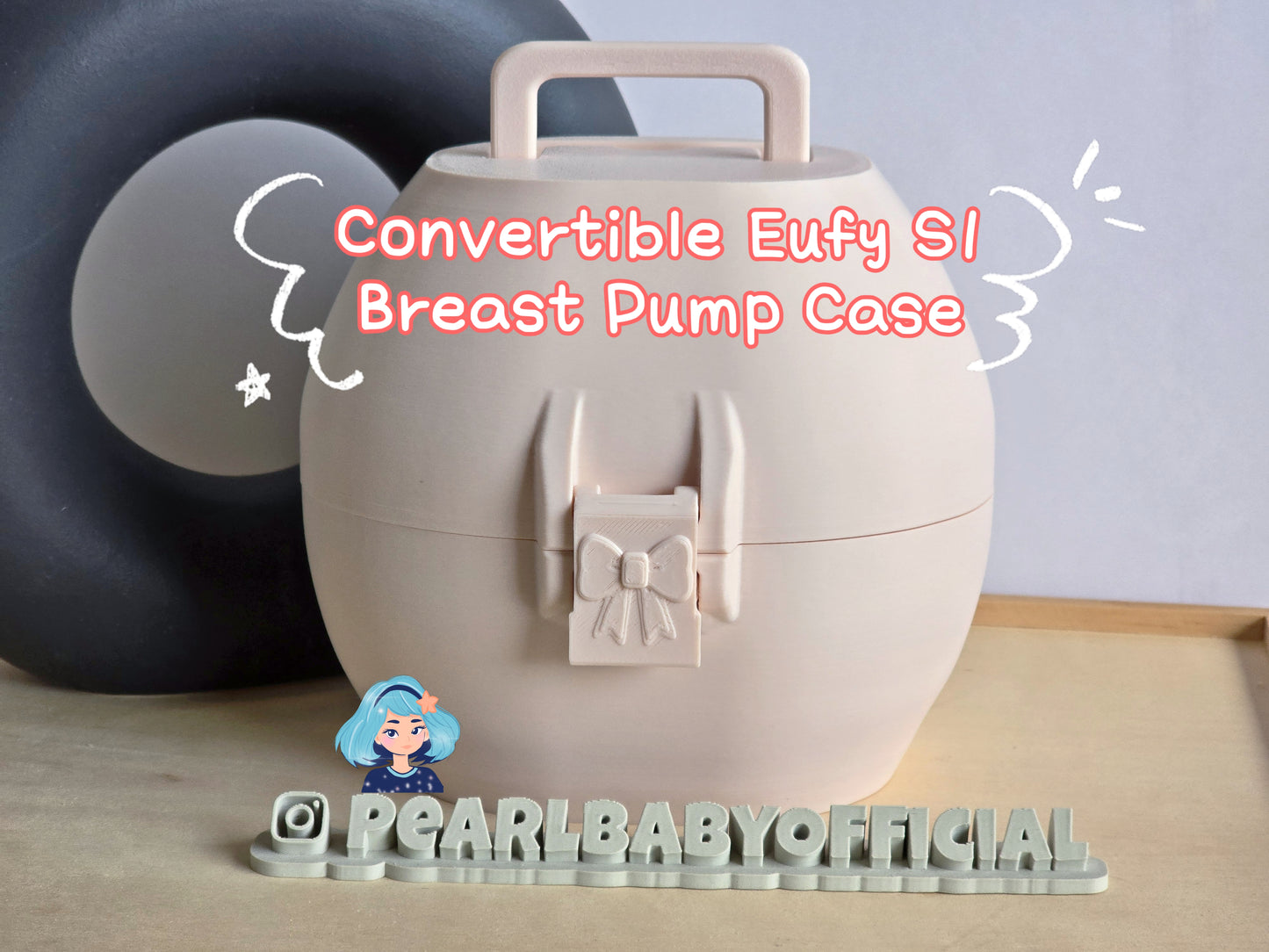 Eufy S1 E10 E20 Breast Pump Holder | Compact Fridge Storage for Pumping Moms