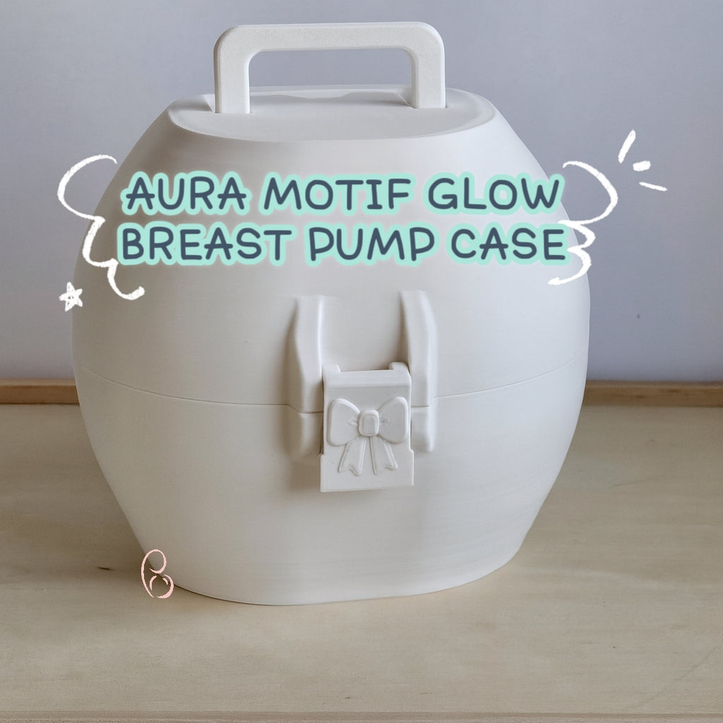 Motif Aura Glow Breast Pump Holder | Compact Fridge Storage for Pumping Moms