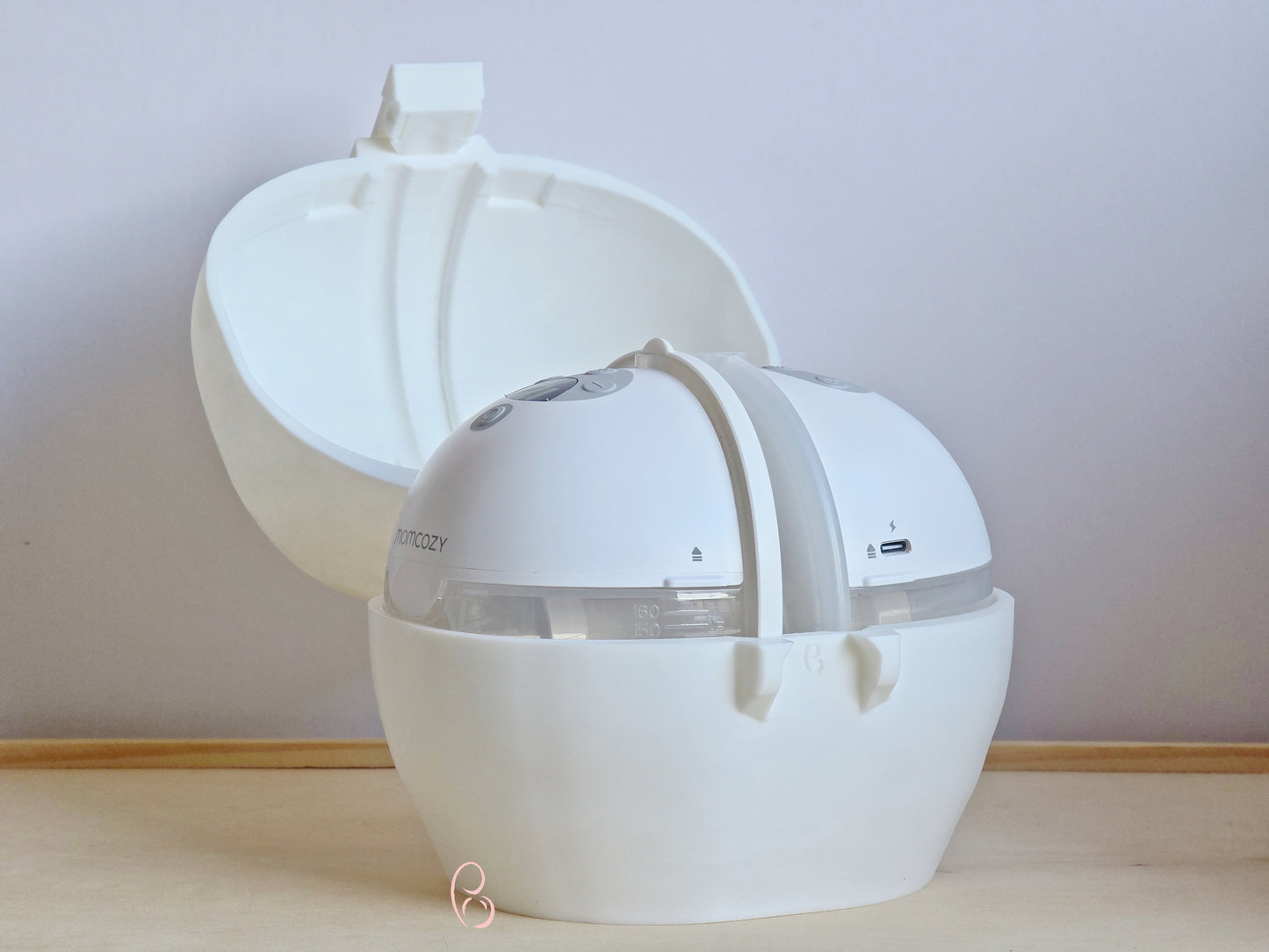 Momcozy M5 Breast Pump Holder | Compact Fridge Storage for Pumping Moms