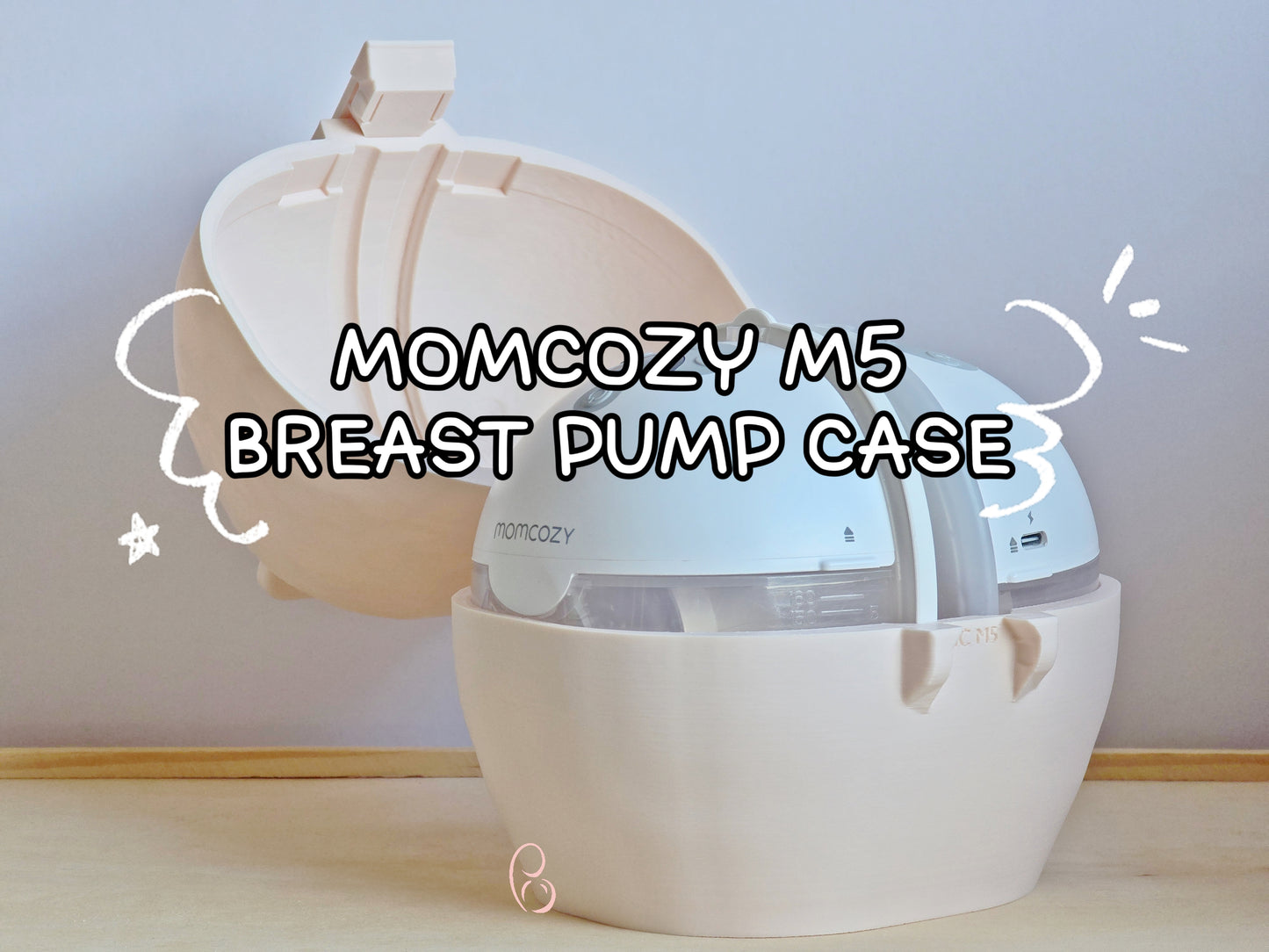 Momcozy M5 Breast Pump Holder | Compact Fridge Storage for Pumping Moms